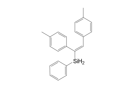 (E)-(1,2-Di-p-tolylvinyl)(phenyl)silane