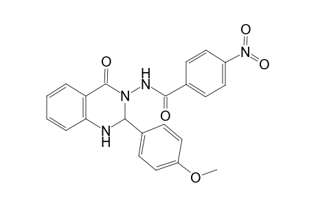 benzamide, N-(1,4-dihydro-2-(4-methoxyphenyl)-4-oxo-3(2H)-quinazolinyl)-4-nitro-