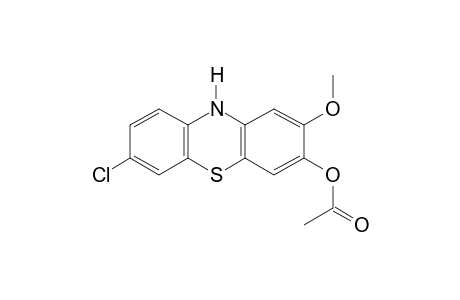 7-chloro-2-methoxyphenothiazin-3-ol, acetate(ester)