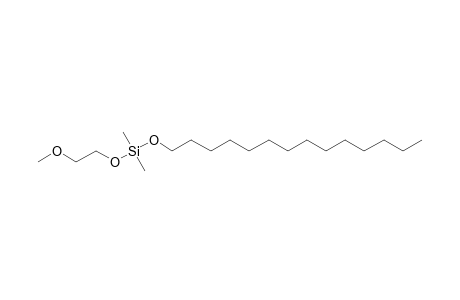 Silane, dimethyl(2-methoxyethoxy)tetradecyloxy-