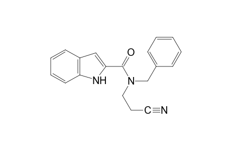 N-benzyl-N-(2-cyanoethyl)indole-2-carboxamide