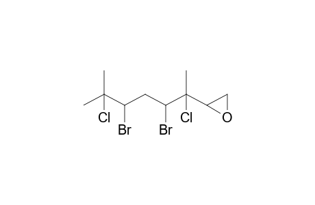 4,6-DIBROMO-3,7-DICHLORO-3,7-DIMETHYL-1,2-EPOXYOCTANE