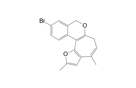 10-Bromo-2,4-dimethylfuro[2',3':3,4]cyclohepta[1,2-c](6,8-H)-isochromene