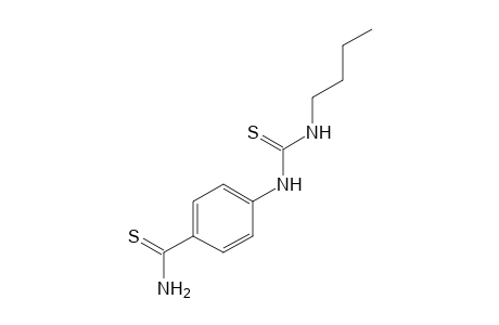 1-butyl-2-thio-3-[p-(thiocarbamoyl)phenyl] urea