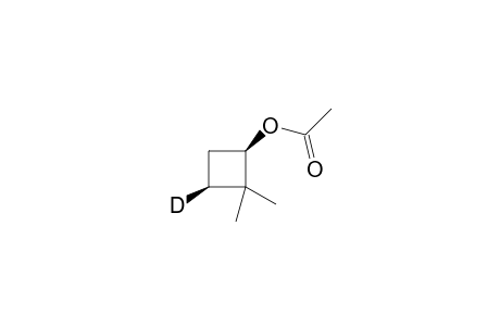 Cyclobutan-3-D-ol, 2,2-dimethyl-, acetate, (1R-cis)-