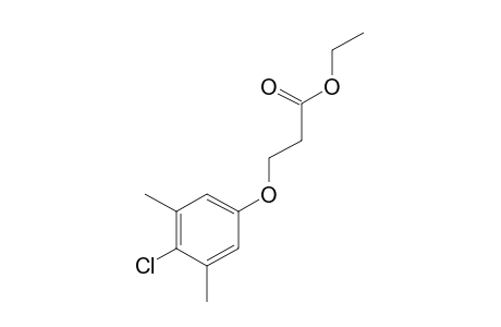 3-[(4-Chloro-3,5-xylyl)oxy]propionic acid, ethyl ester