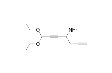 7,7-Diethoxyhept-1,5-diyn-4lamine