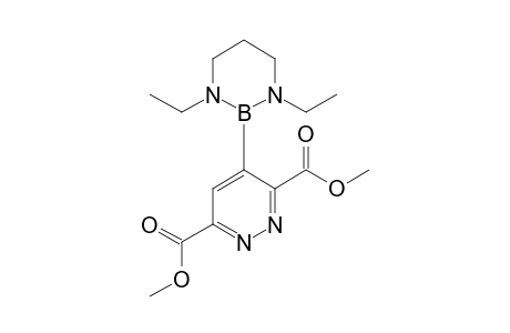 Dimethyl 4-(1',3'-diethyl-1',3',2'-diazaborinan-2'-yl)-pyridazine-3,6-dicarboxylate