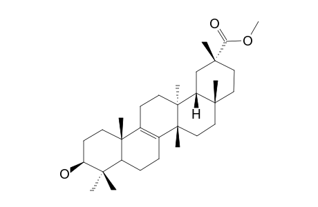 BRYONOLIC-ACID-METHYLESTER;D:C-FRIEDOOLEAN-8-EN-3-BETA-OL-29-OIC-ACID-METHYLESTER