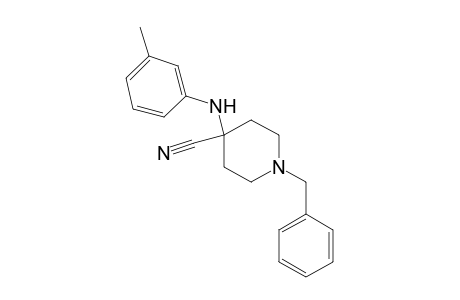 1-benzyl-4-(m-toluidino)isonipecotonitrile