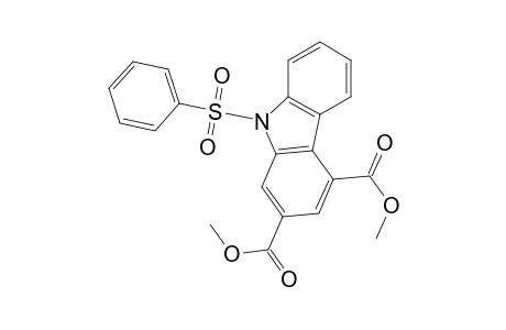 Dimethyl 9-(phenylsulfonyl)-9H-carbazole-2,4-dicarboxylate