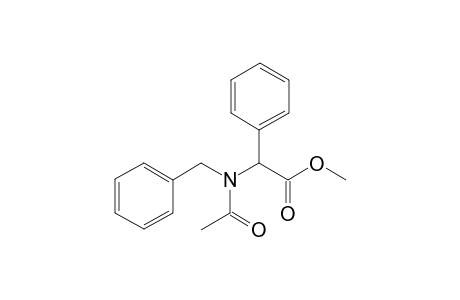 Methyl 2-(N-acetyl-N-benzyl)amino-2-phenylethanoate