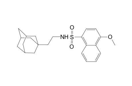 N-[2-(1-adamantyl)ethyl]-4-methoxy-1-naphthalenesulfonamide