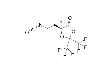 (5S)-5-(2-ISOCYANATOETHYL)-5-METHYL-2,2-BIS-(TRIFLUOROMETHYL)-1,3-DIOXOLAN-4-ONE