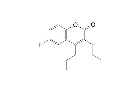 6-Fluoro-3,4-dipropyl-2H-chromen-2-one