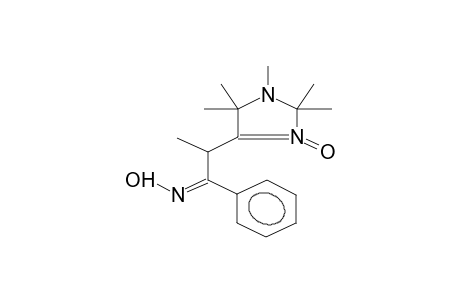 4-(3-HYDROXYIMINO-3-PHENYLPROP-2-YL)-1,2,2,5,5-PENTAMETHYL-3-IMIDAZOLINE-3-OXIDE