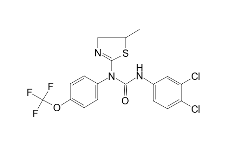 urea, N'-(3,4-dichlorophenyl)-N-(4,5-dihydro-5-methyl-2-thiazolyl)-N-[4-(trifluoromethoxy)phenyl]-