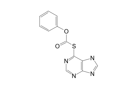 Thiocarbonic acid o-phenyl-S-purin-6-yl ester