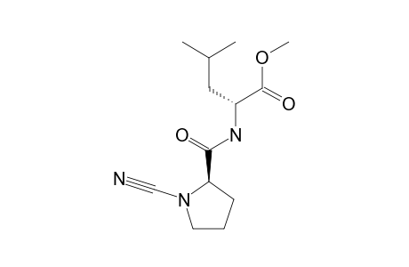 1-CYANOPROLYLLEUCINE-METHYLESTER