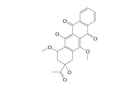 9-ALPHA-ACETYL-6,9-DIHYDROXY-7-ALPHA,11-DIMETHOXY-5,7,8,9,10,12-HEXAHYDRONAPHTHACENE-5,12-DIONE