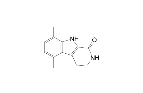 5,8-Dimethyl-2,3,4,9-tetrahydro-$b-carbolin-1-one