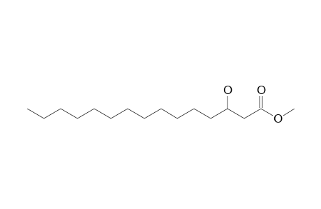 Pentadecanoate <3-hydroxy, methyl->