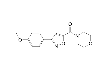 Morpholine, 4-[[3-(4-methoxyphenyl)-5-isoxazolyl]carbonyl]-