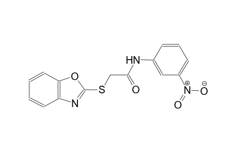 2-(1,3-benzoxazol-2-ylsulfanyl)-N-(3-nitrophenyl)acetamide