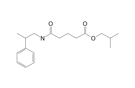 Glutaric acid, monoamide, N-(2-phenylpropyl)-, isobutyl ester