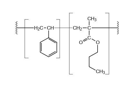 Styrene/butyl methacrylate copolymer 50/50