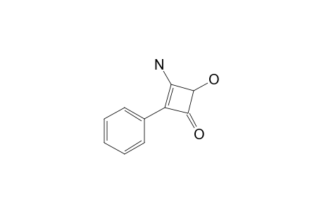 3-Amino-4-hydroxy-2-phenyl-1-cyclobut-2-enone