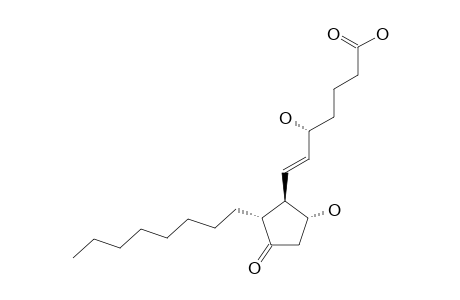 (+/-)-4-ALPHA-HYDROXY-3-BETA-[(3S)-HYDROXY-6-CARBOXY-(1E)-HEXENYL]-2-ALPHA-OCTYLCYClOPENTANONE