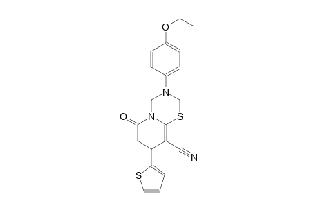 2H,6H-pyrido[2,1-b][1,3,5]thiadiazine-9-carbonitrile, 3-(4-ethoxyphenyl)-3,4,7,8-tetrahydro-6-oxo-8-(2-thienyl)-