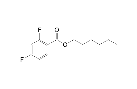 2,4-Difluorobenzoic acid, hexyl ester