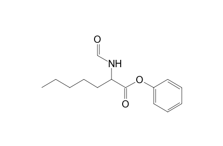 Phenyl .alpha.-(N-formylamino)heptanoate