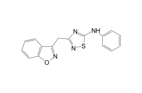 3-[(5-anilino-1,2,4-thiadiazol-3-yl)methyl]-1,2-benzisoxazole