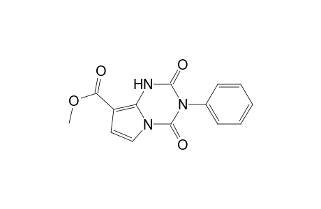 2,4-Diketo-3-phenyl-1H-pyrrolo[1,2-a][1,3,5]triazine-8-carboxylic acid methyl ester