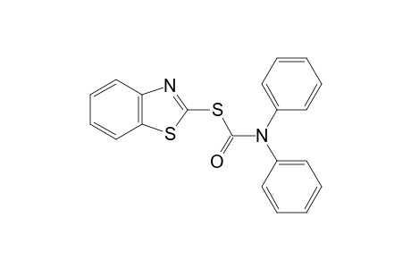 2-Mercaptobenzothiazole, diphenylcarbamate