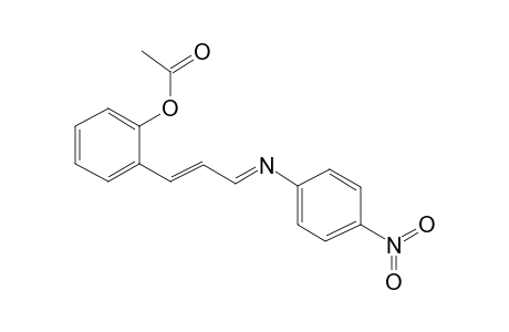 Acetic acid, 2-[3-(4-nitrophenylimino)-1-propenyl]phenyl ester