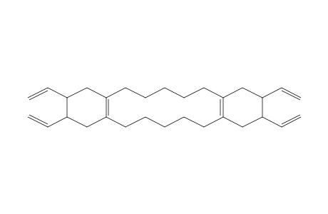 2,3,11,12-Tetravinyl-1,2,3,4,5,6,7,8,9,10,11,12,13,14,15,16,17,18-octadecahydrodibenzo[a,H]cyclotetradecene