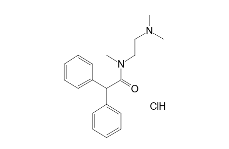 N-[2-(dimethylamino)ethyl]-2,2-diphenyl-N-methylacetamide, monohydrochloride