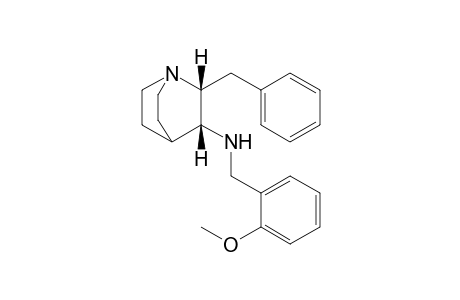 (2R,3R)-2-benzyl-N-[(2-methoxyphenyl)methyl]-1-azabicyclo[2.2.2]octan-3-amine