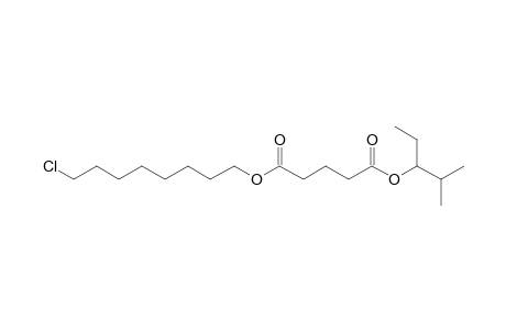 Glutaric acid, 2-methylpent-3-yl 8-chlorooctyl ester