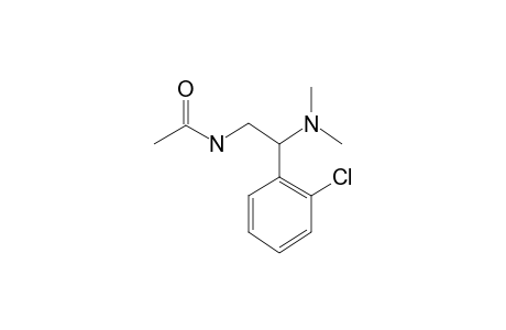 [2-Amino-1-(2-chlorophenyl)ethyl]dimethylamine, N-acetyl