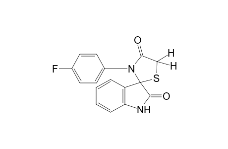 3'-(p-fluorophenyl)spiro[indoline-3,2'-thiazolidine]-2,4'-dione