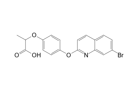 2-[4-[(7-Bromo-2-quinolinyl)oxy]phenoxy]propionic acid