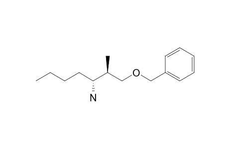 (2R,3R)-1-benzyloxy-2-methyl-heptan-3-amine