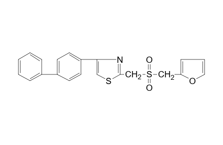 4-(4-biphenylyl)-2-[(furfurylsulfonyl)methyl]thiazole