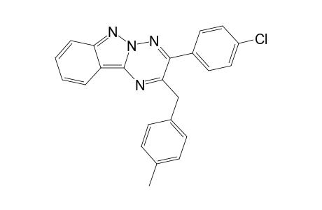 3-(4-Chlorophenyl)-2-(4-methylbenzyl)-1,2,4-triazino[2,3-b]indazole