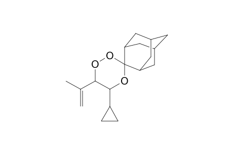 (5'RS,6'RS)-5'-Cyclopropyl-6'-(prop-1-en-2-yl)-spiro{tricyclo[3.3.1.1 (3,7)]decane-2,3'-[1,2,4]trioxane}
